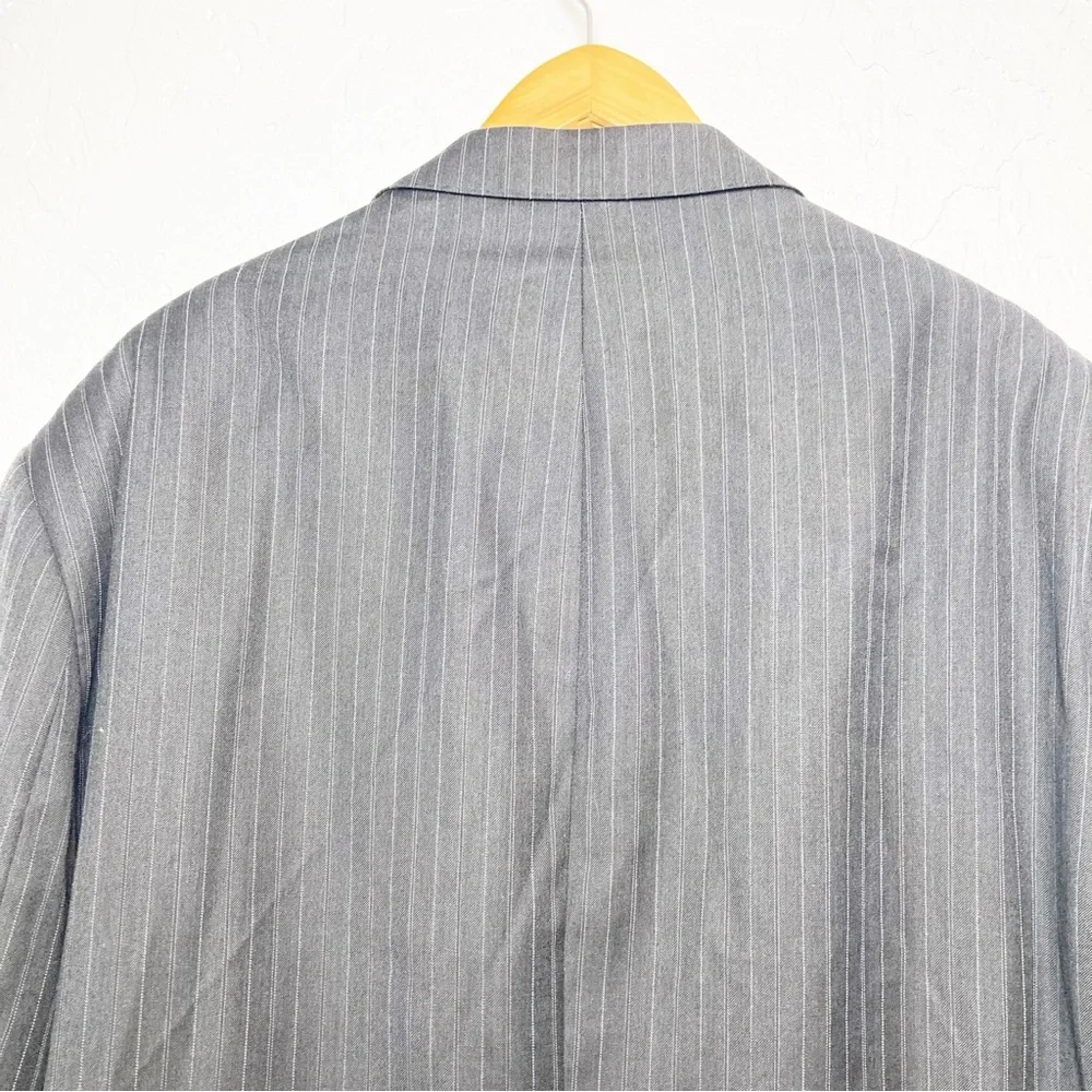 Daniel Hechter pinstripe grey Wool suit jacket Blazer